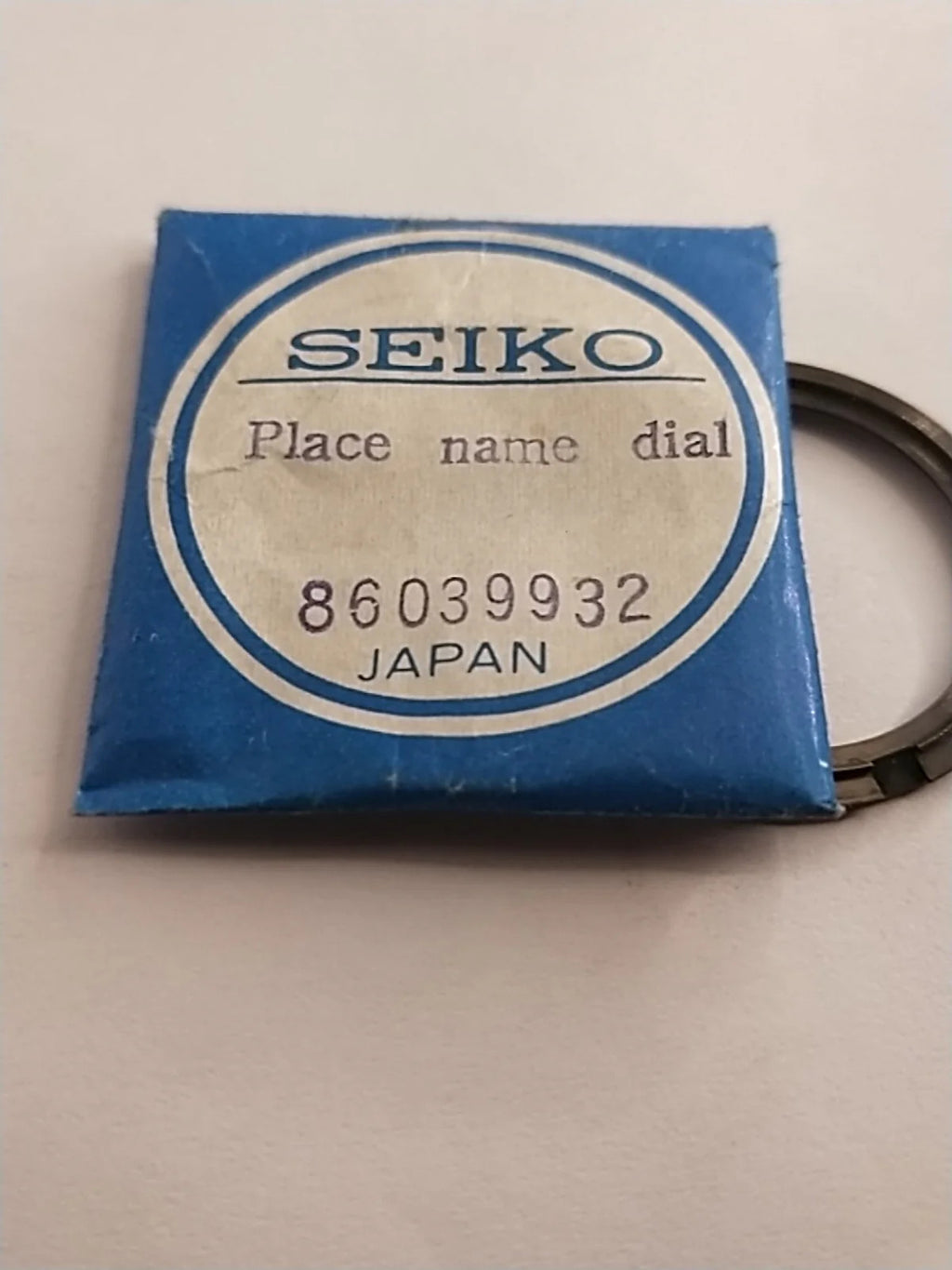 NOS Seiko original INNER DIAL RING World time Part . 86039932 /FOR 8603_9902