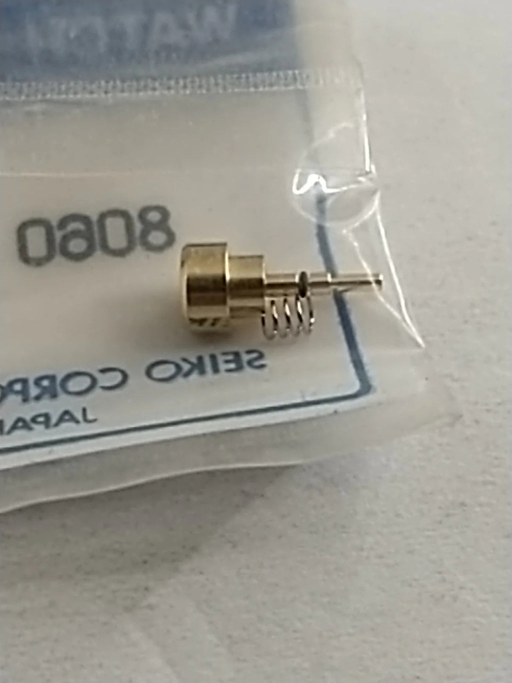ORIGINAL SEIKO PARTS Push button / Part . 8060 4001