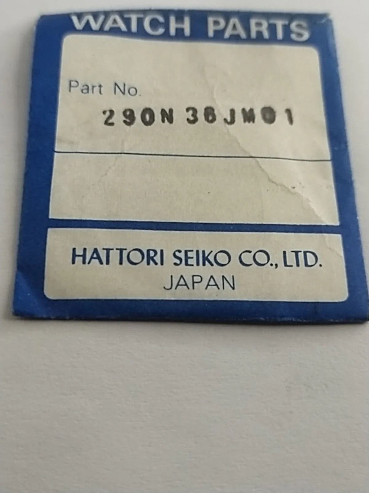 New Old Stok original Seiko glass 290N36JM01