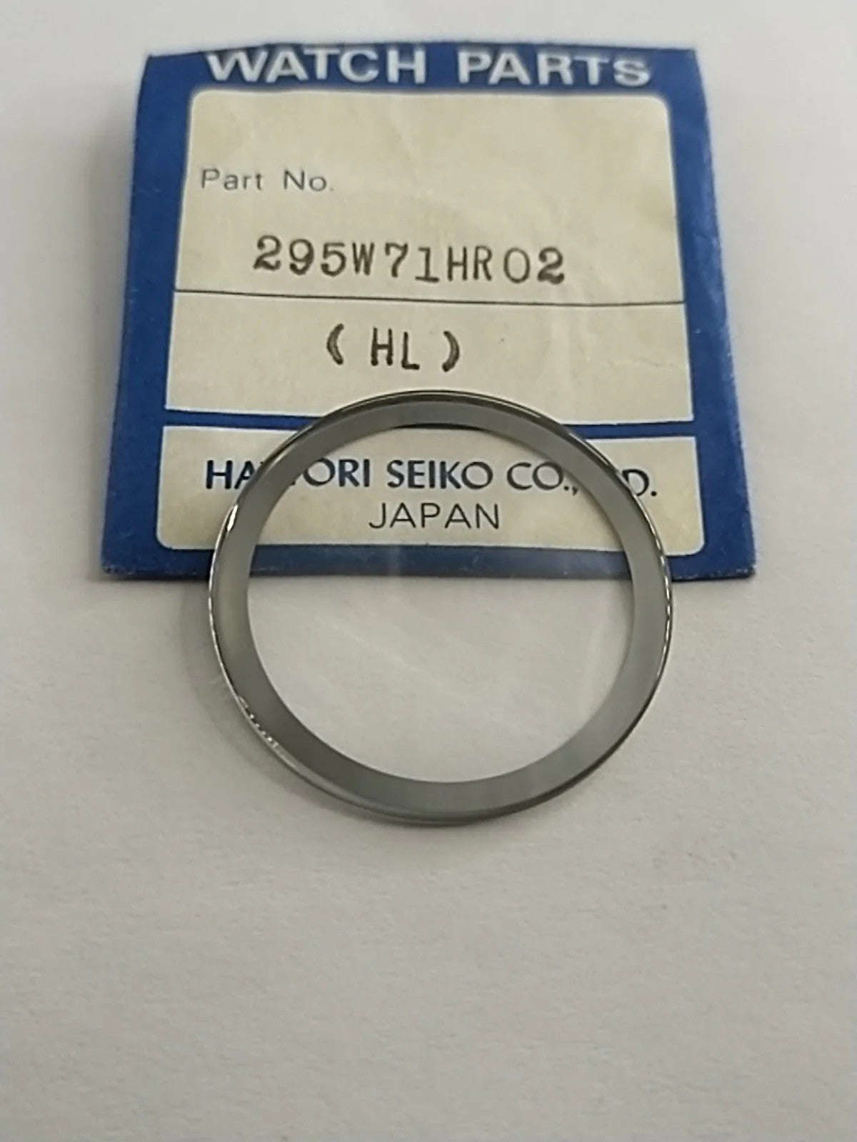 New Old Stok original Seiko glass 295W71HR02