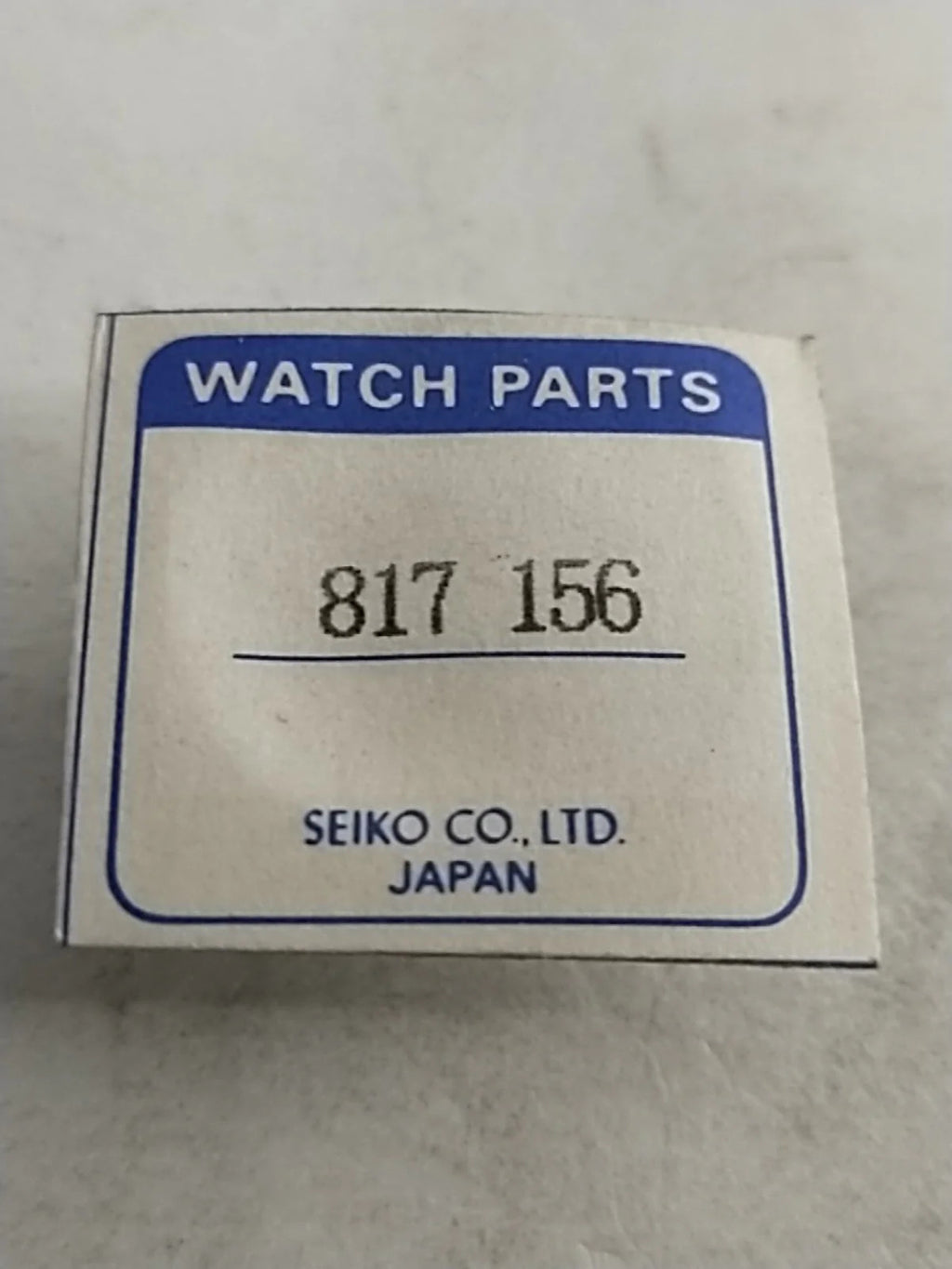 NOS Seiko Parts 817 156