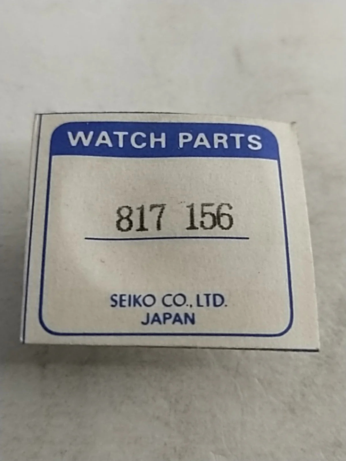 NOS Seiko Parts 817 156
