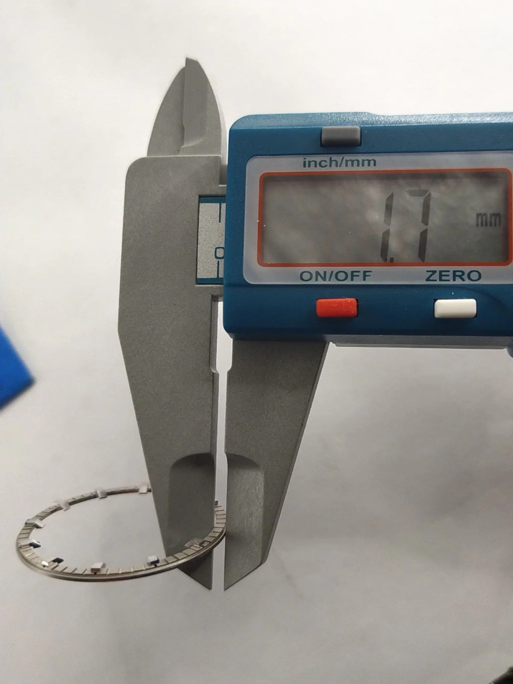 NOS Seiko Dial Ring silver color Part . 83055993