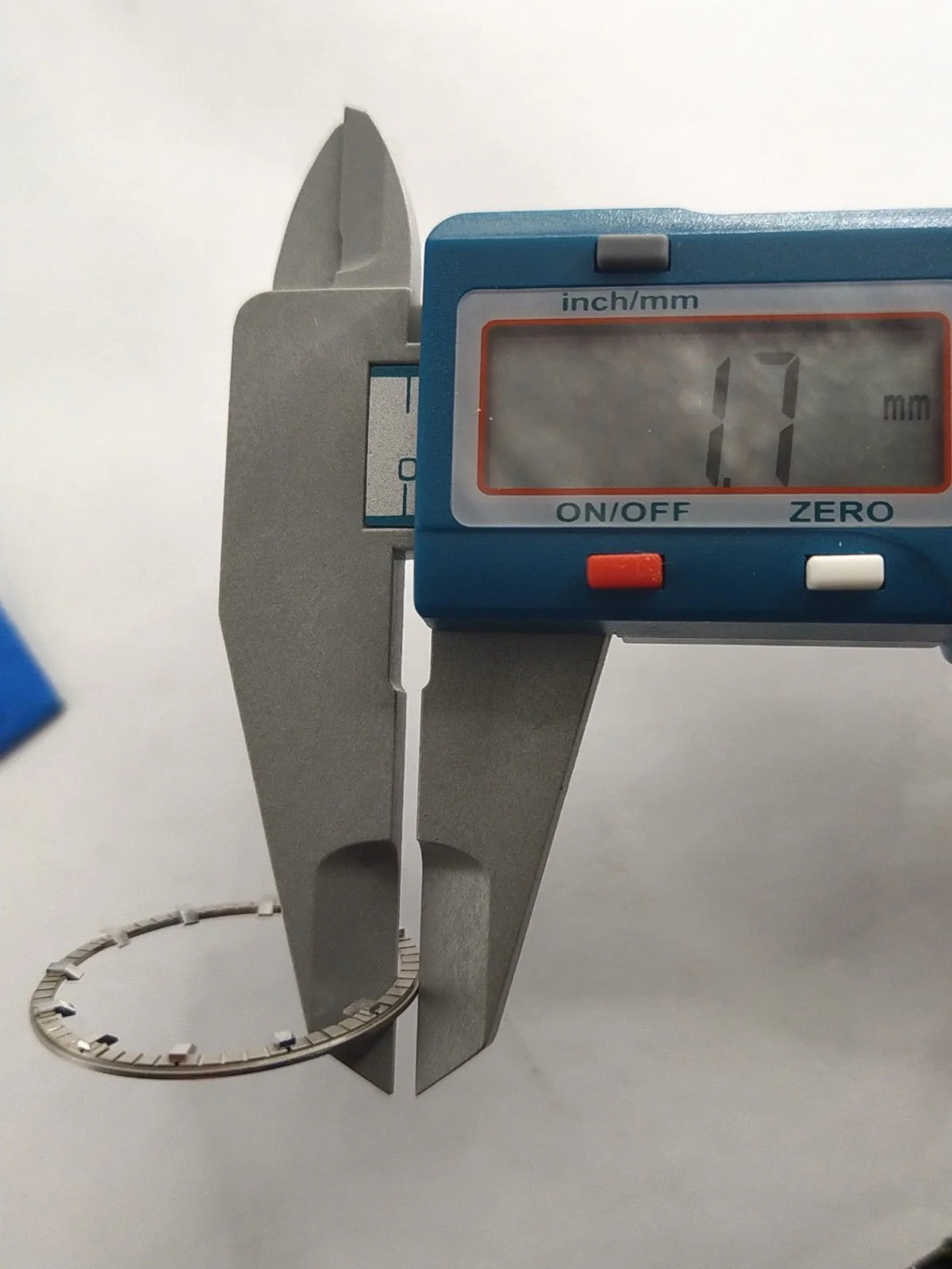 NOS Seiko Dial Ring silver color Part . 83055993