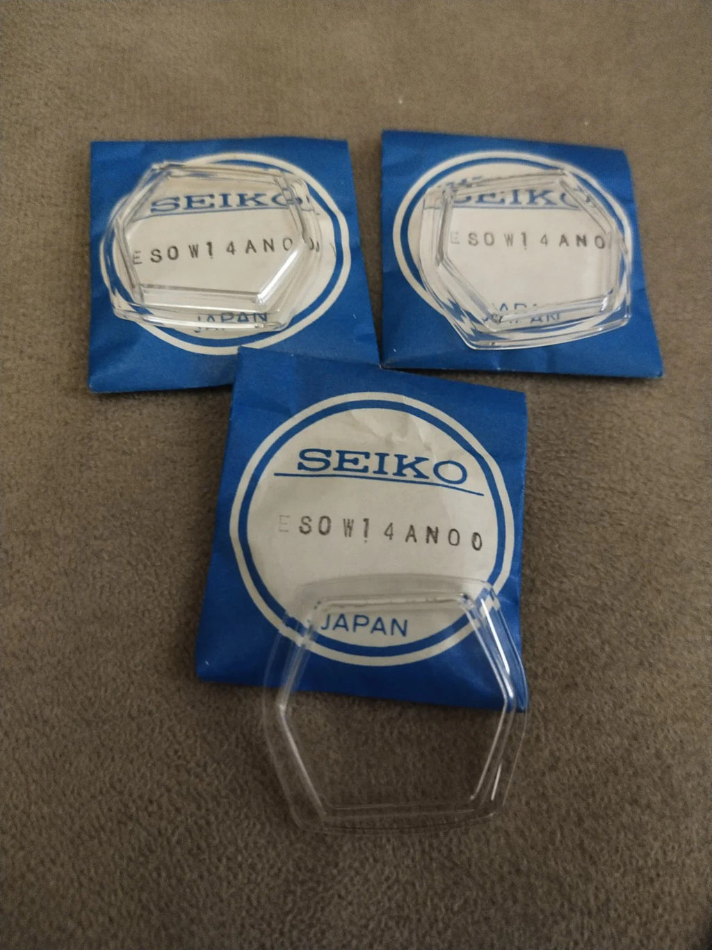 3 Pcs SEIKO GLASS Acrylic ESOW14ANO