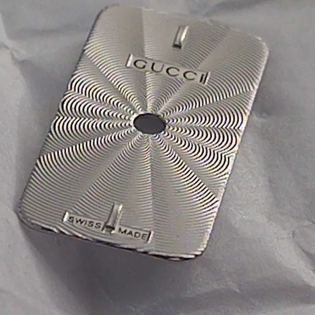 GUCCI Original/Dail CADRAN ACIER GUILLOCHE 3905L /Part. 051.A410.4 C.SILVER
