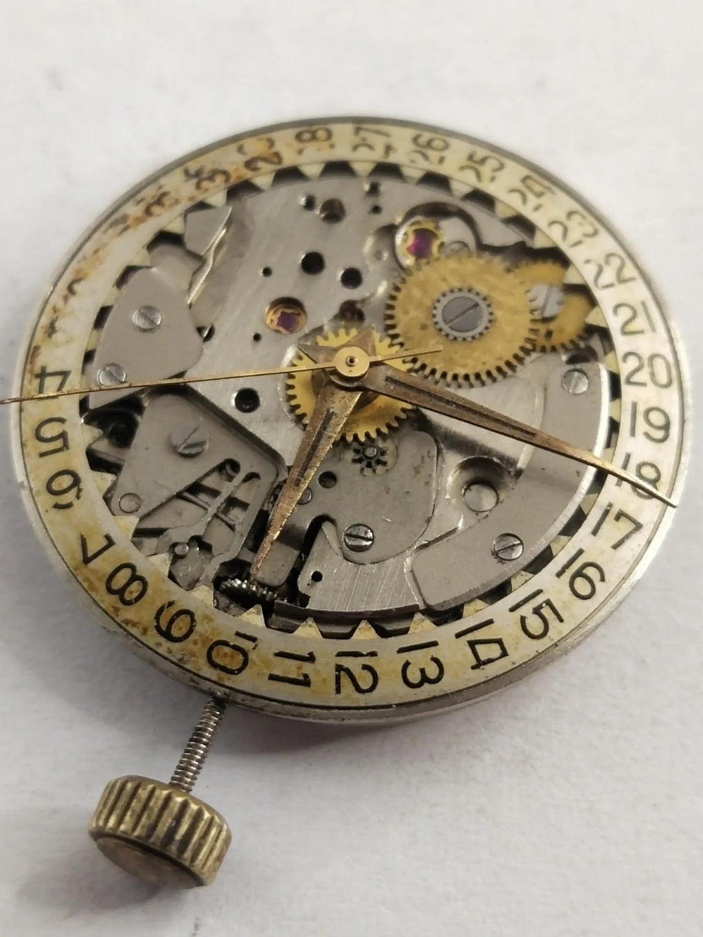 Manual movement / ZENITH / Cal . 2522C With hands / Case Ring Used full working