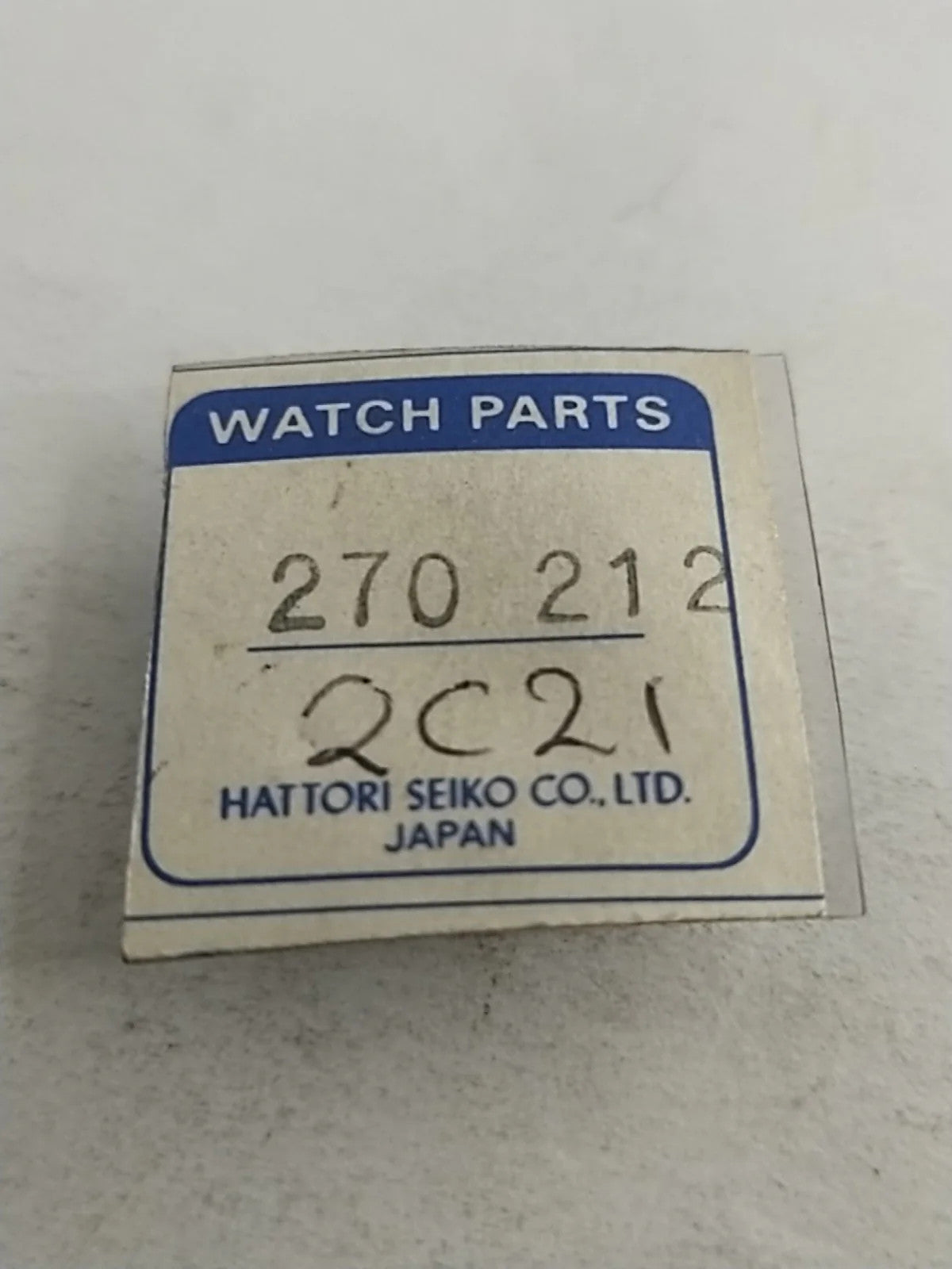 NOS Seiko Parts 270 212