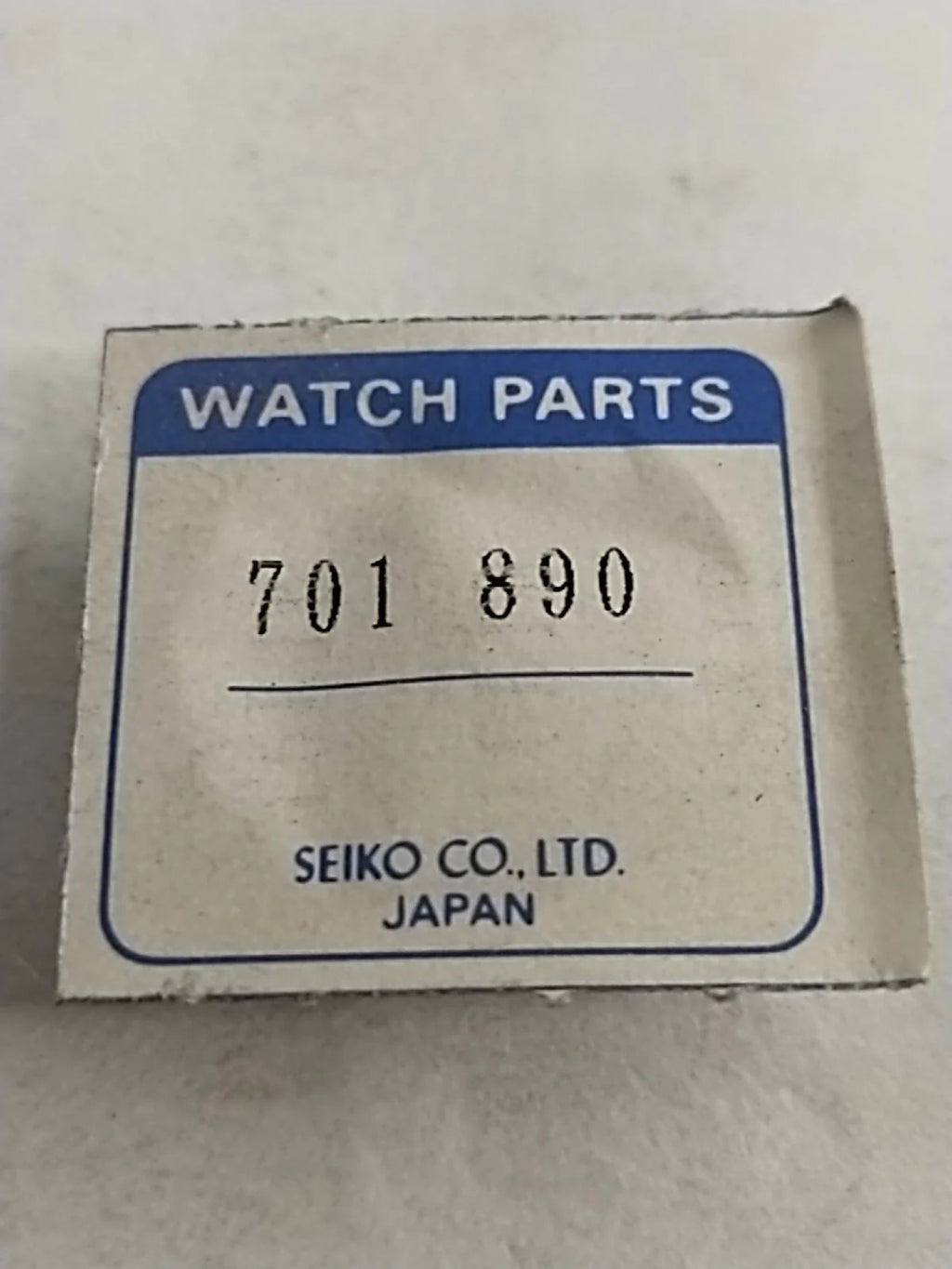 NOS Seiko Parts 701 890
