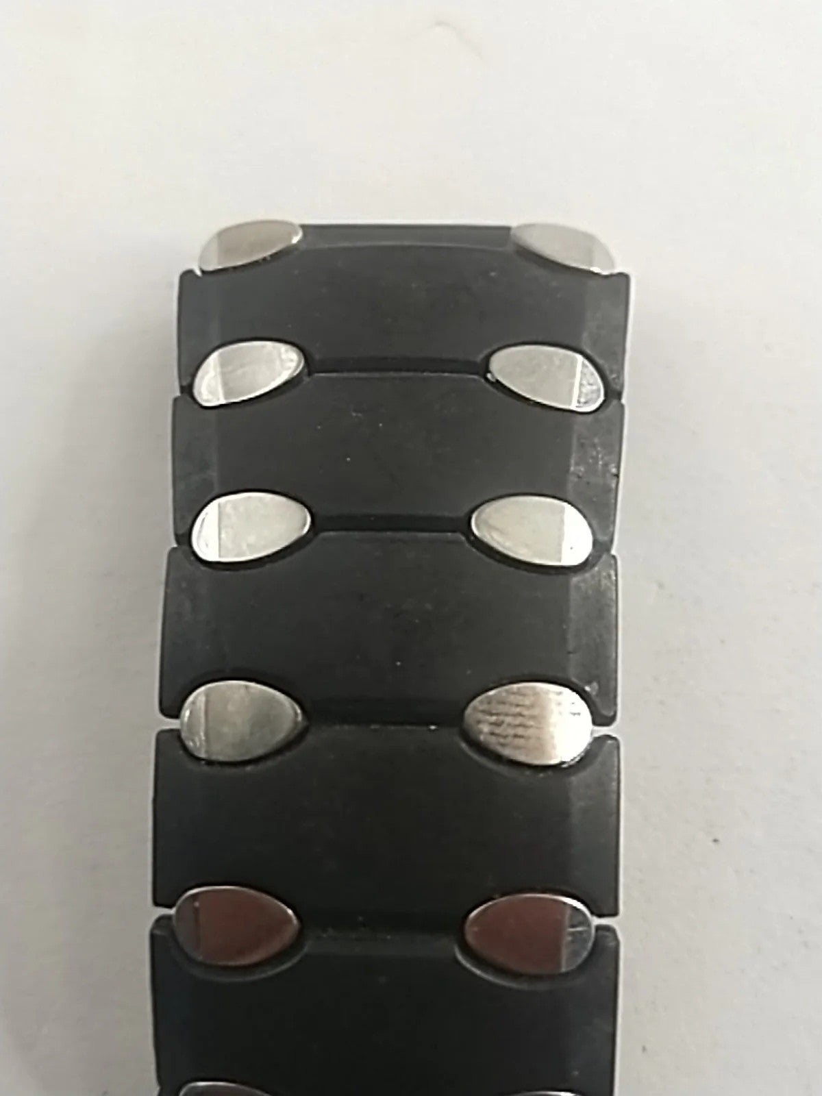 Sector rubber bracelet with steel / original link with end / used / Sector 700