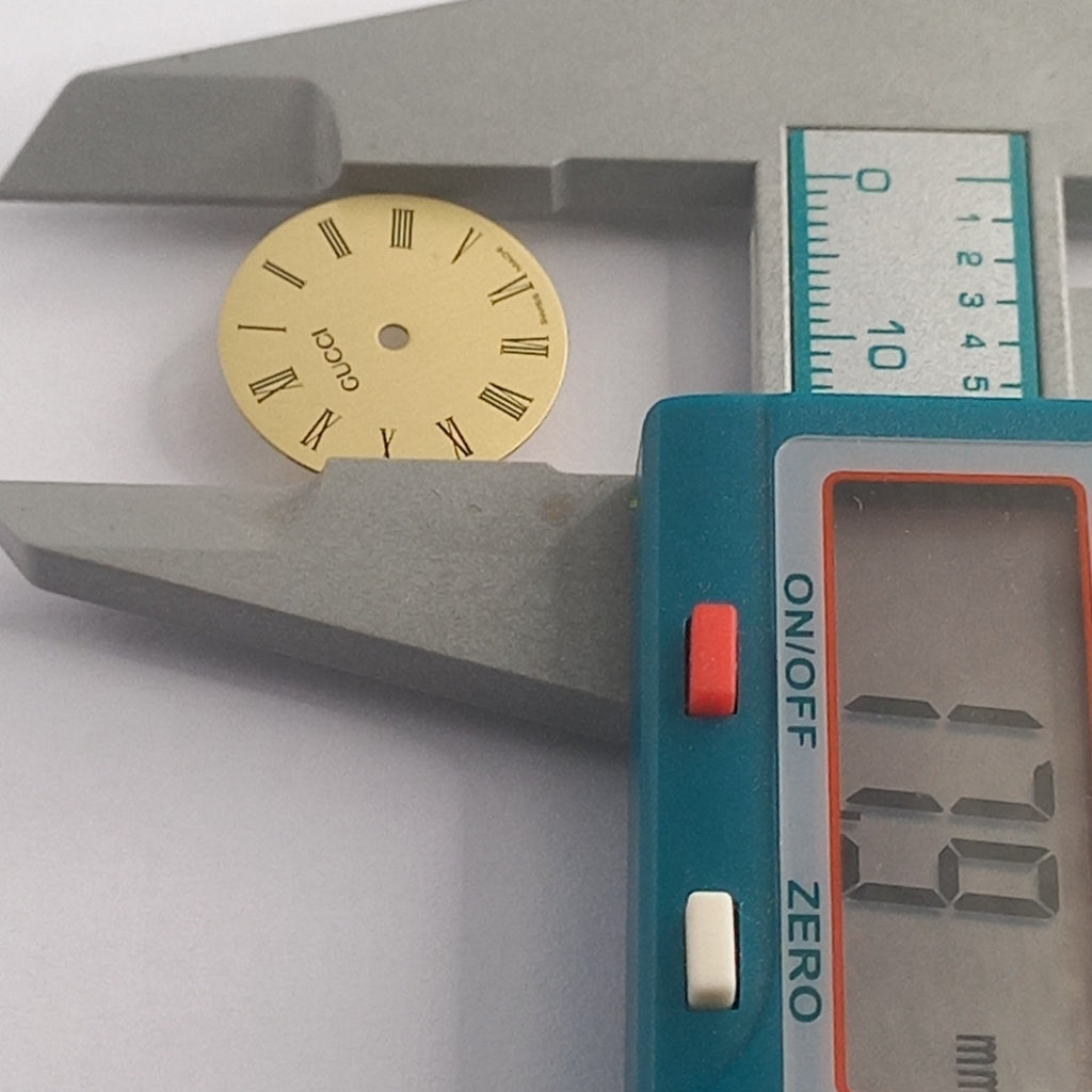 GUCCI Original  Dail CADRAN CHAMPAGNE / Rom 2000L/Part No. 051.034.1 GOLD color 