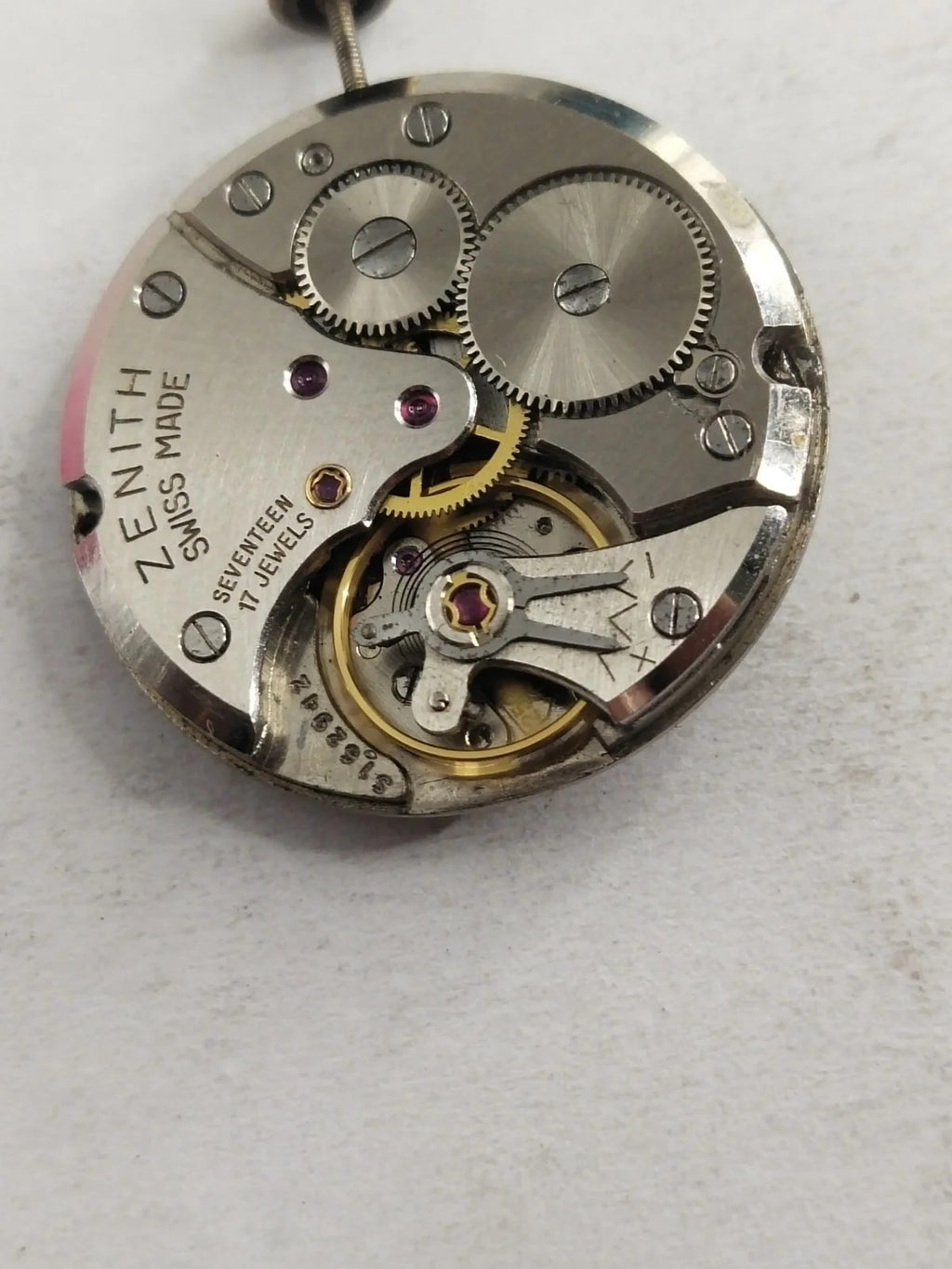 Manual movement / ZENITH / Cal . 2522C With hands / Case Ring Used full working