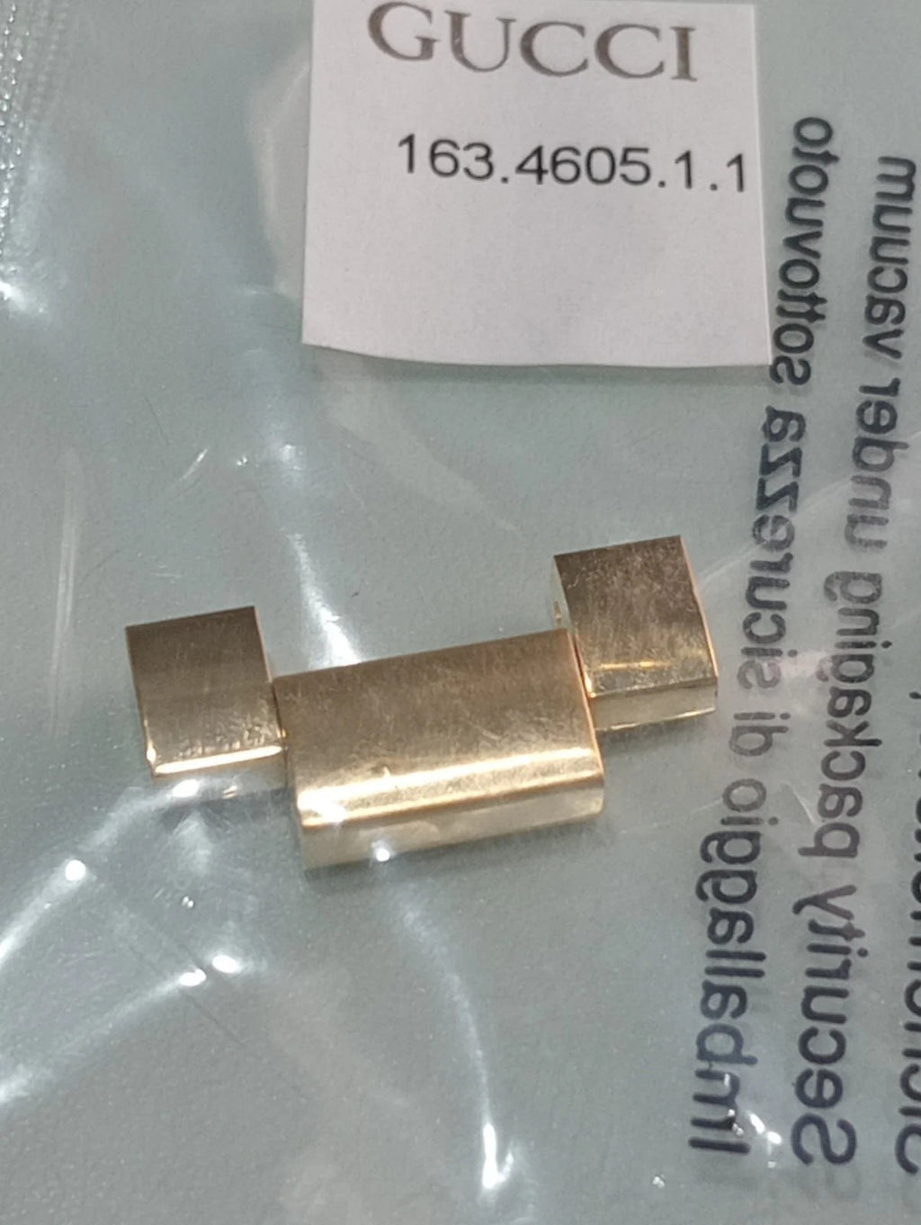 GUCCI Original / Link golden color / Part No. 163.4605.1.1 / 22m.m