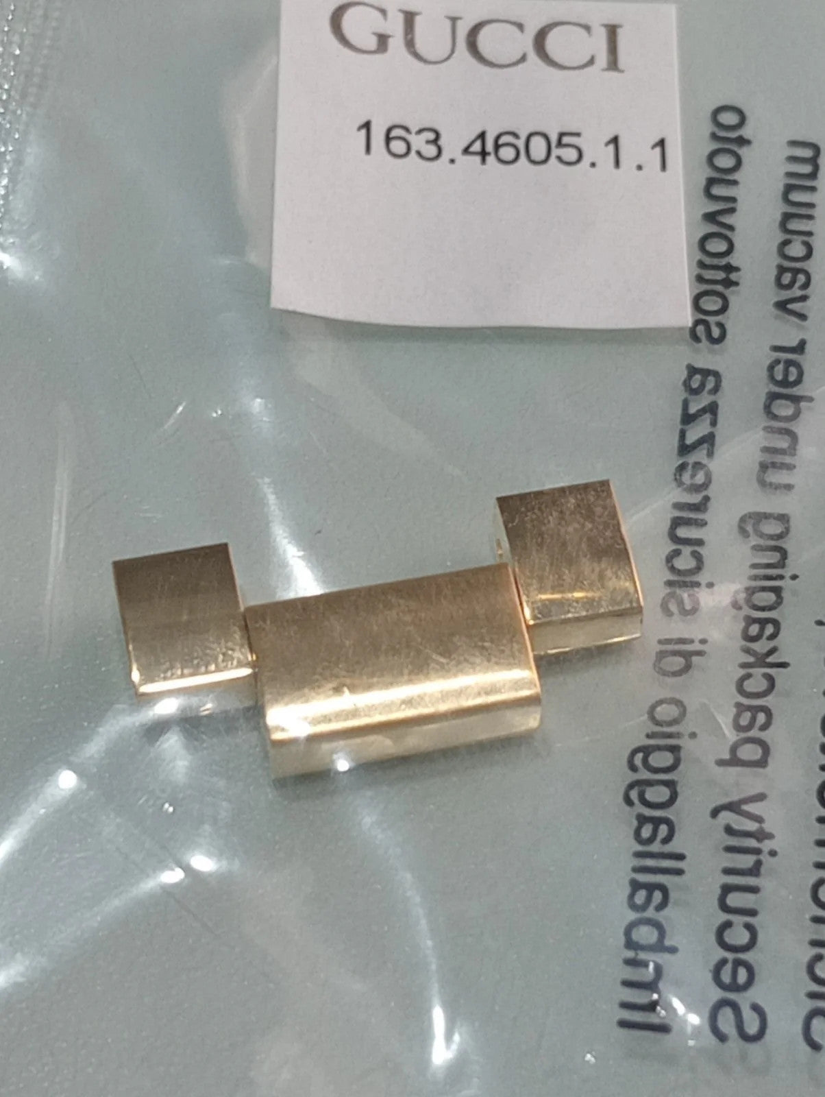 GUCCI Original / Link golden color / Part No. 163.4605.1.1 / 22m.m