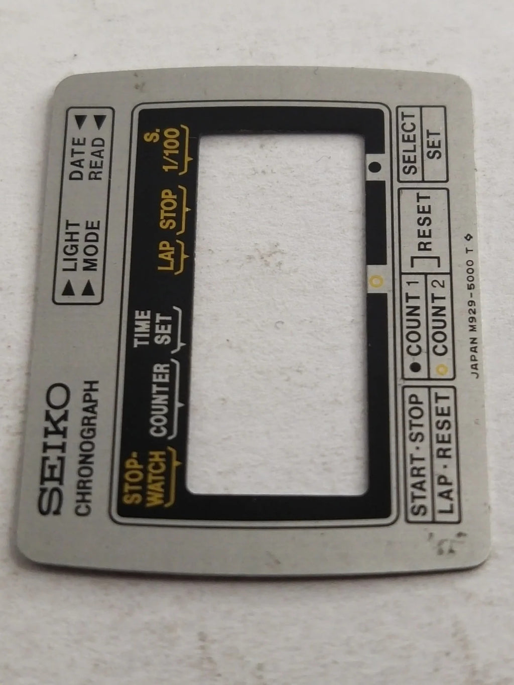 Original Seiko Dial Digital Cal /M929-5000T/ used