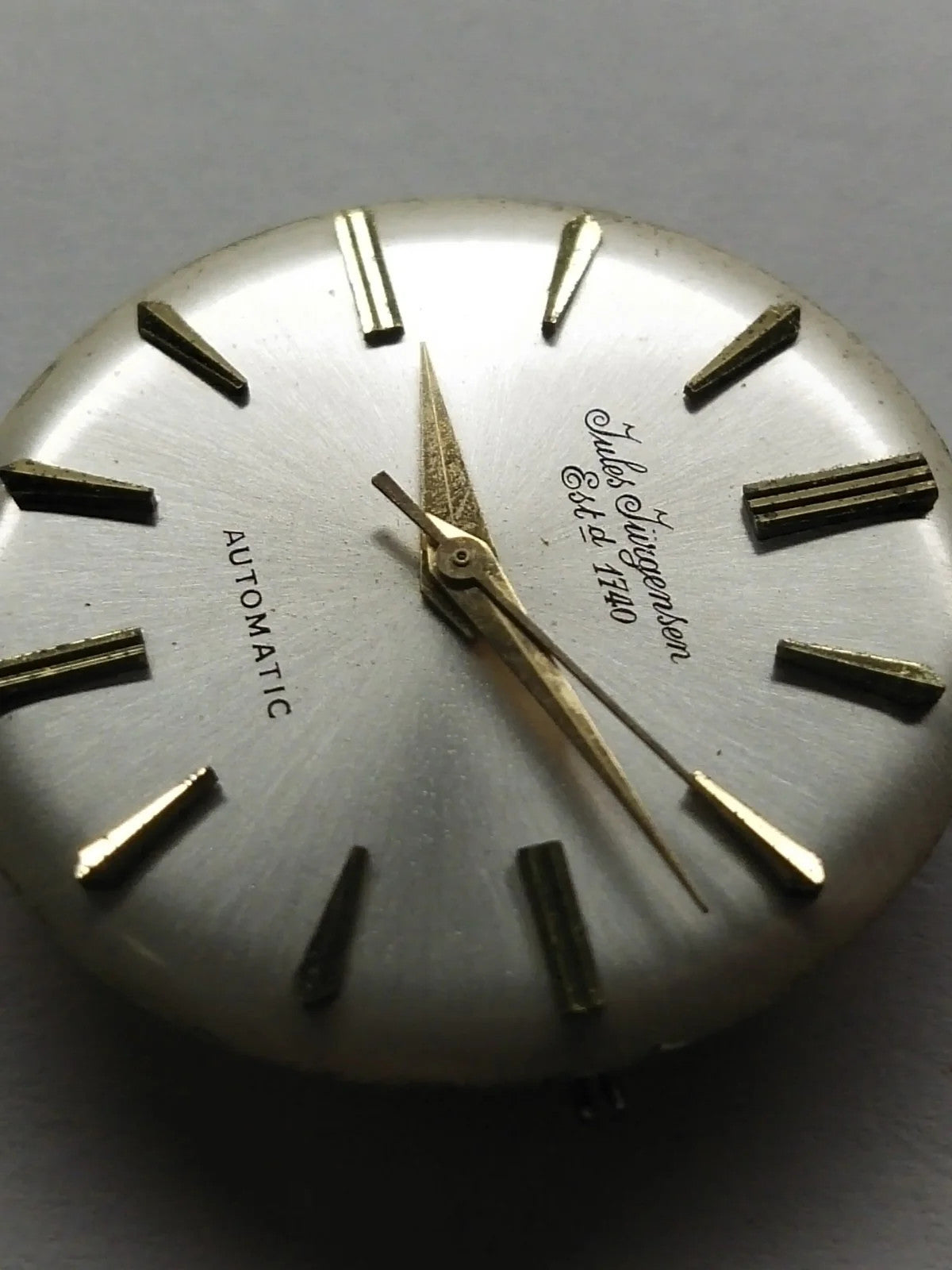 Automatic movement 47034 with dial and hands, used, complete working condition