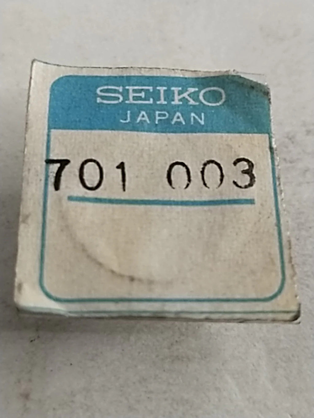 NOS Seiko Parts 701 003