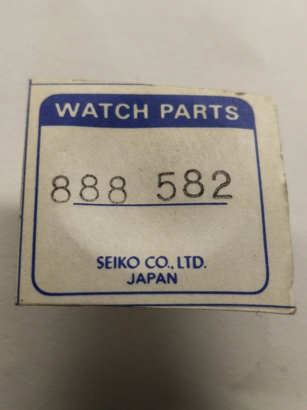 NOS Seiko Parts 888 582