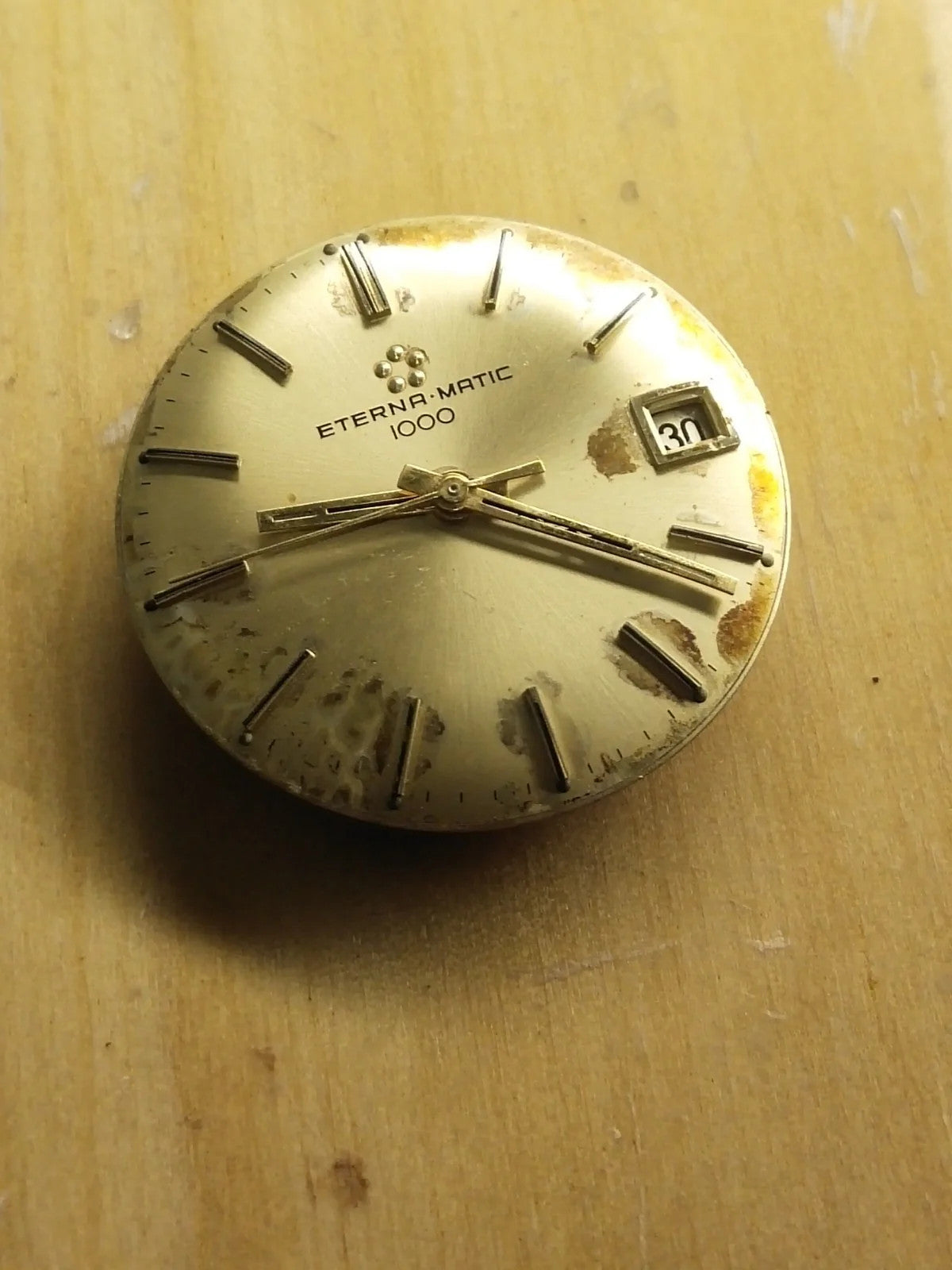Eternamatic automatic movement with dial and hands fully working , used