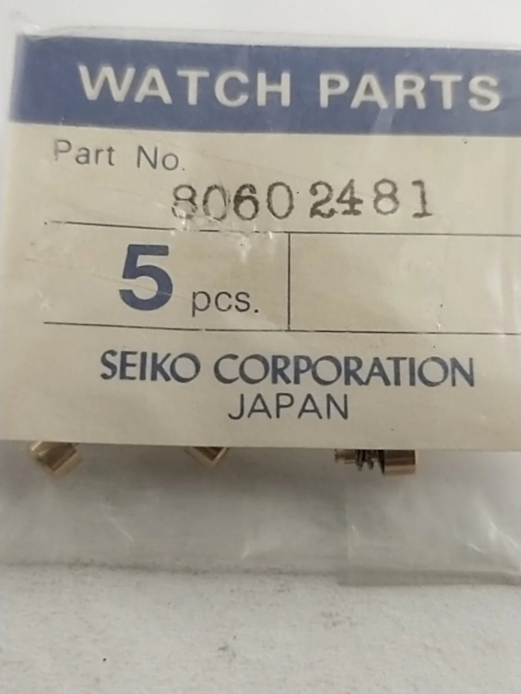 ORIGINAL SEIKO PARTS Push button / Part . 8060 4009/Price for one piece
