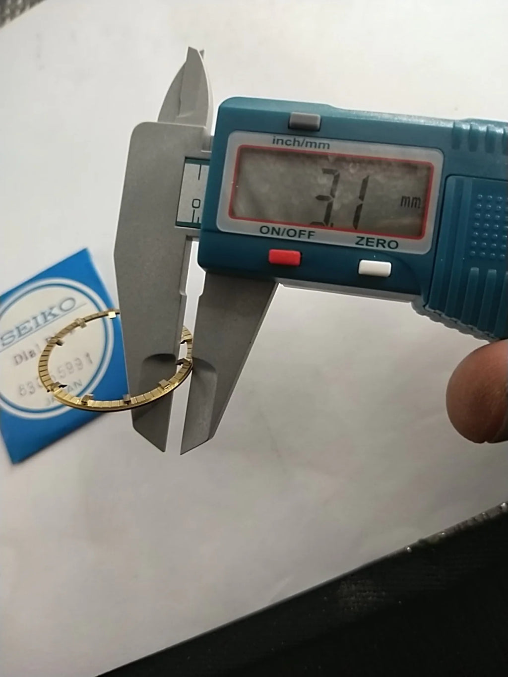 NOS Seiko Dial Ring golden color Part . 83055991