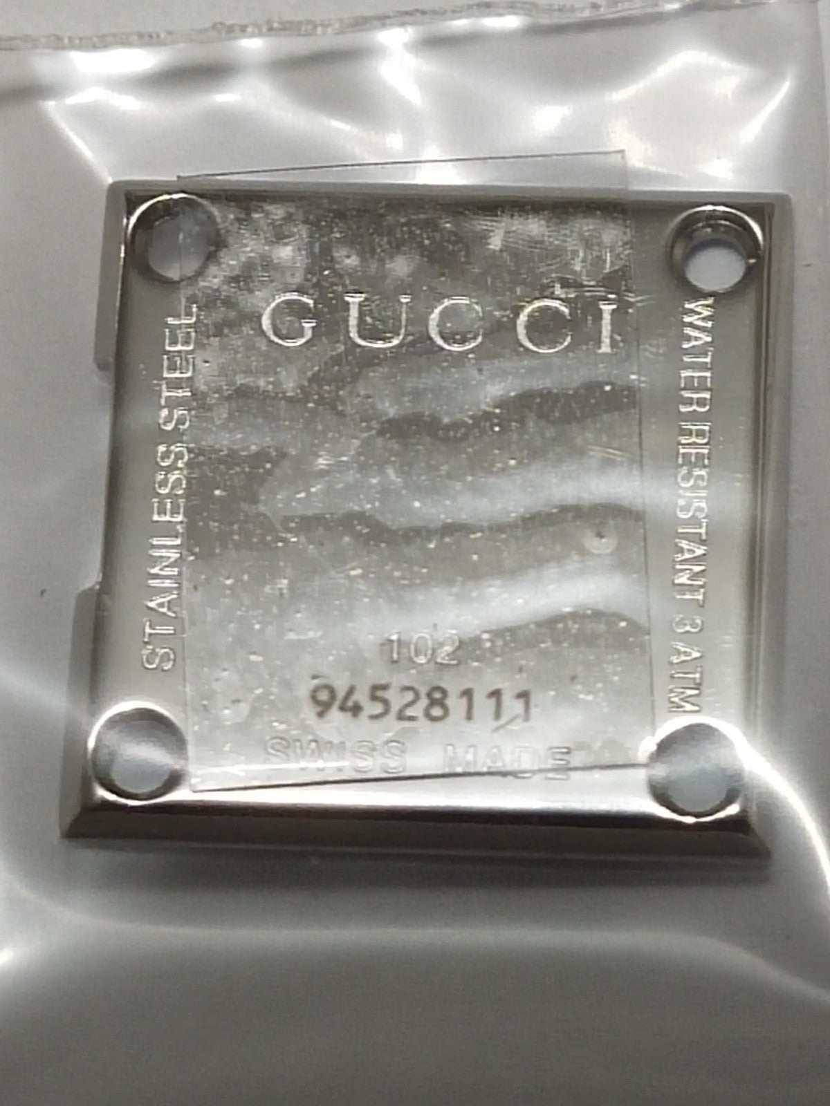 GUCCI Original /  Case Back/ Part No. 102
