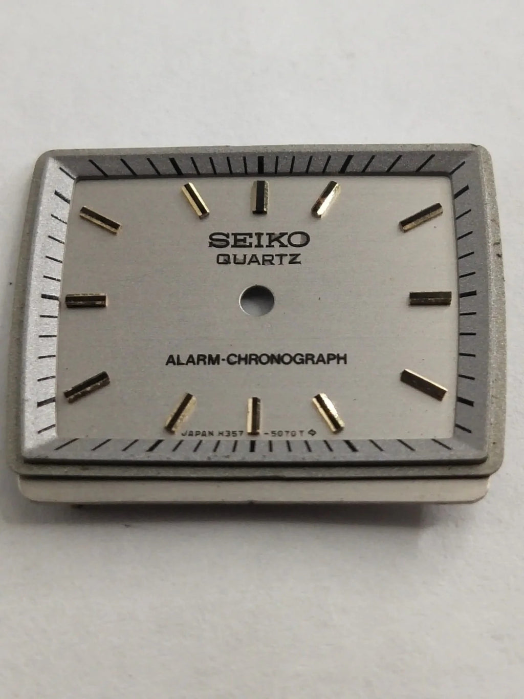 Original Seiko Dial H357-5070T white gray color / used