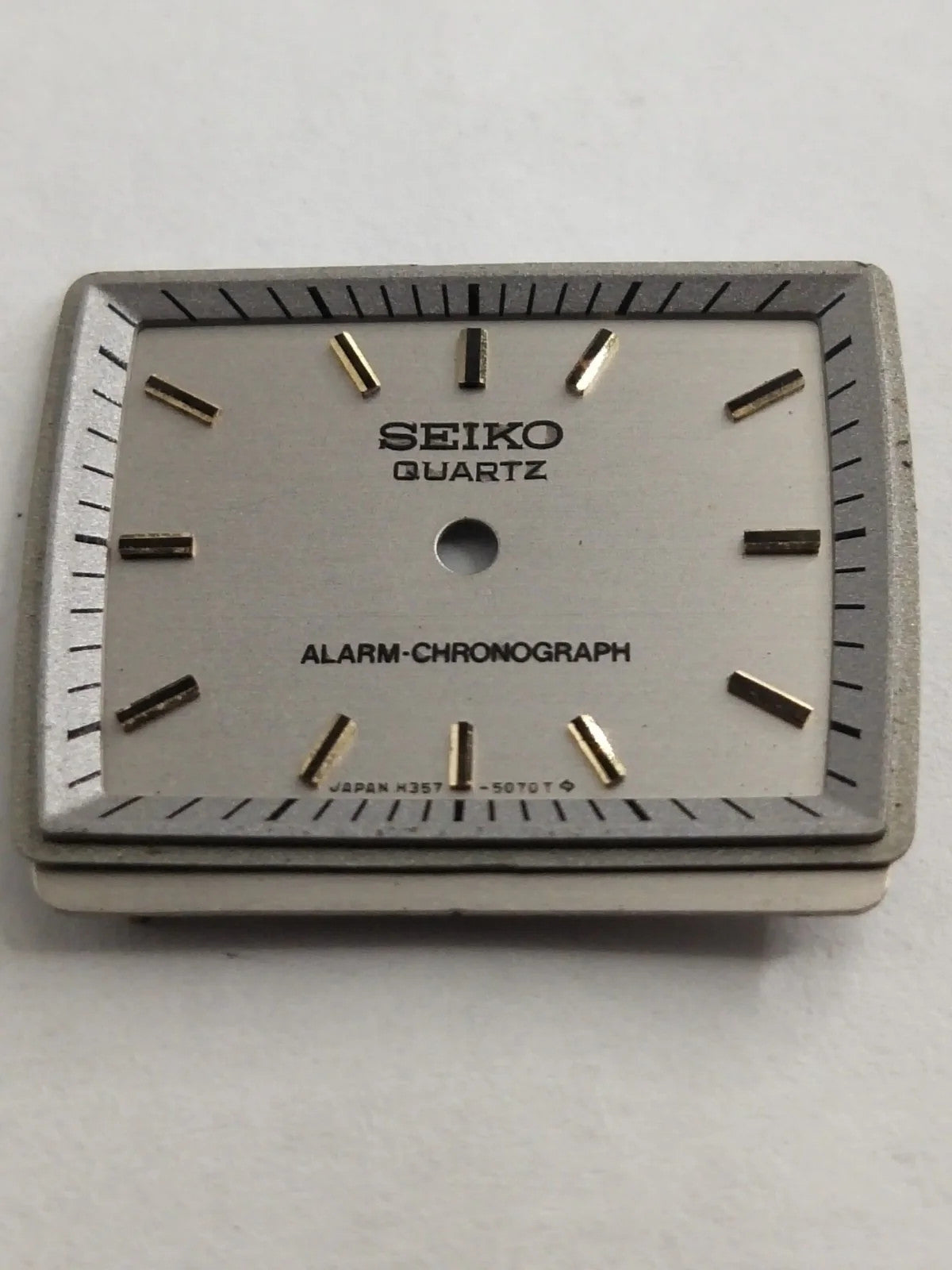 Original Seiko Dial H357-5070T white gray color / used