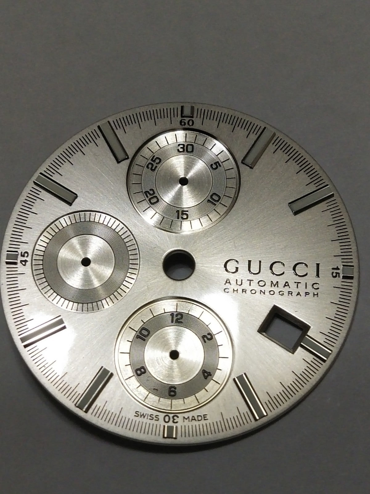 GUCCI Original /  chronograph Dail   / Part No. YDA 05194/  silver color  