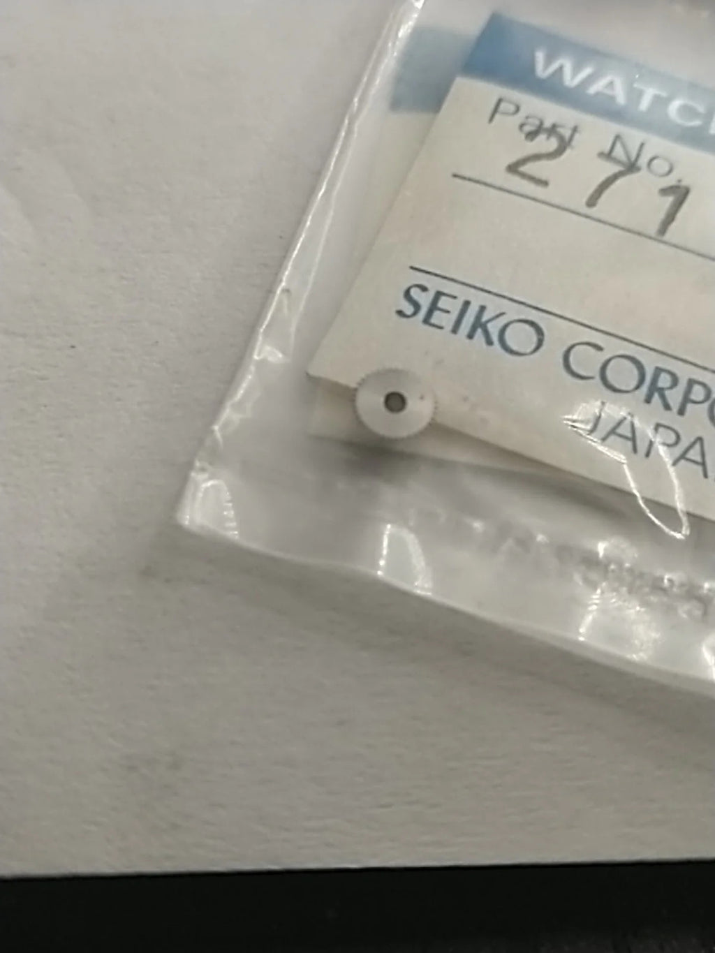 ORIGINAL SEIKO Hour Wheel / Part . 271 555