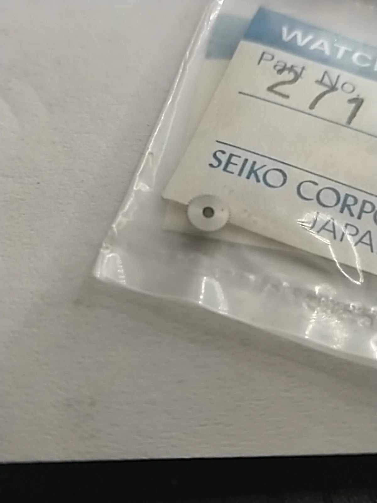 ORIGINAL SEIKO Hour Wheel / Part . 271 555