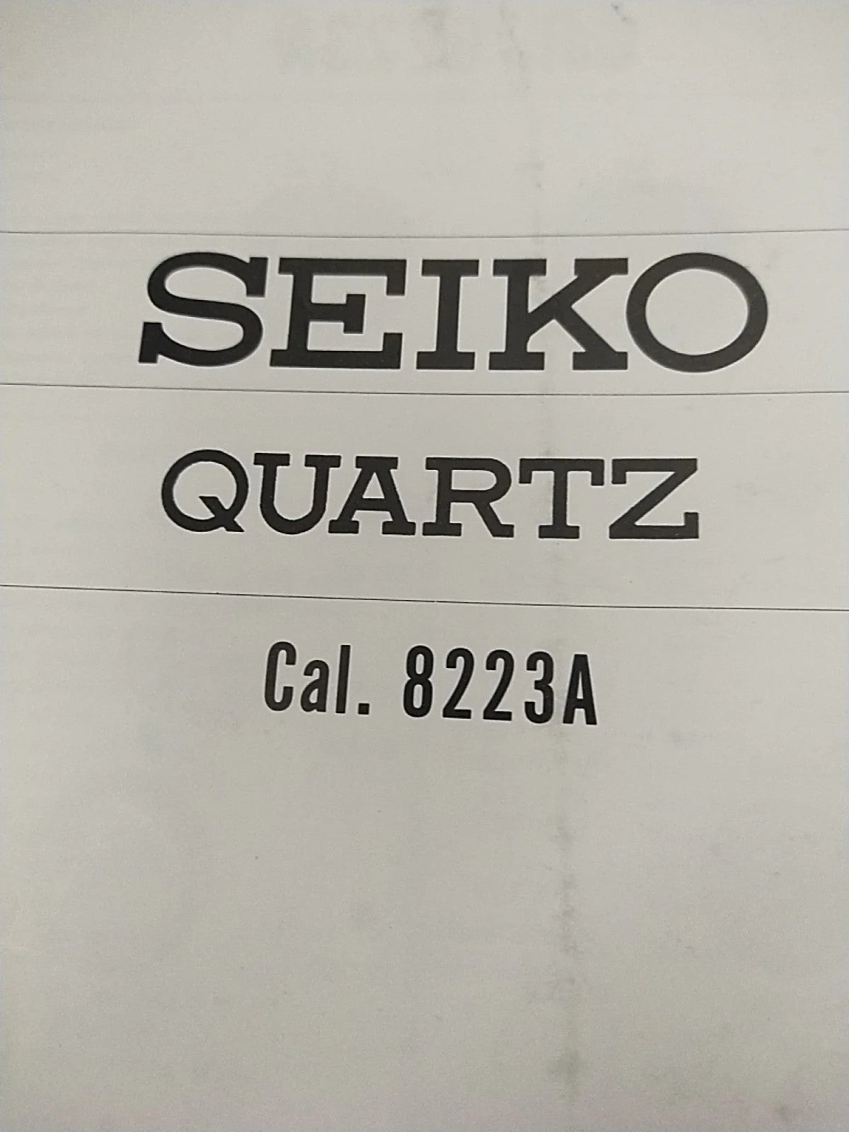 NOS circuit block Seiko Cal / 8223A /8229A/Part . 4001 821