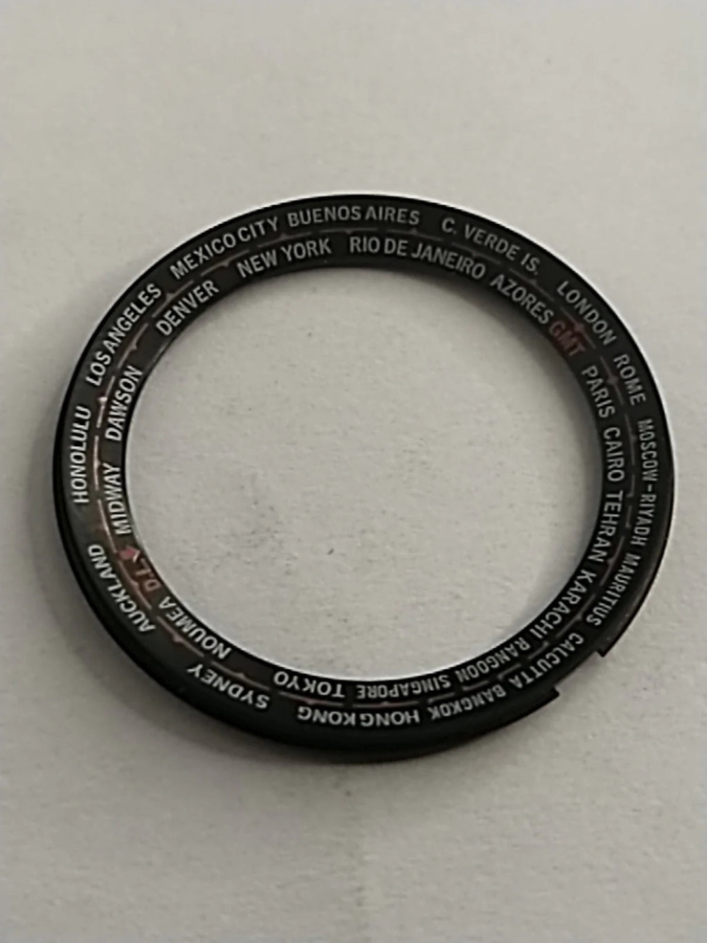 NOS Seiko original INNER DIAL RING World time Part . 86039932 /FOR 8603_9902