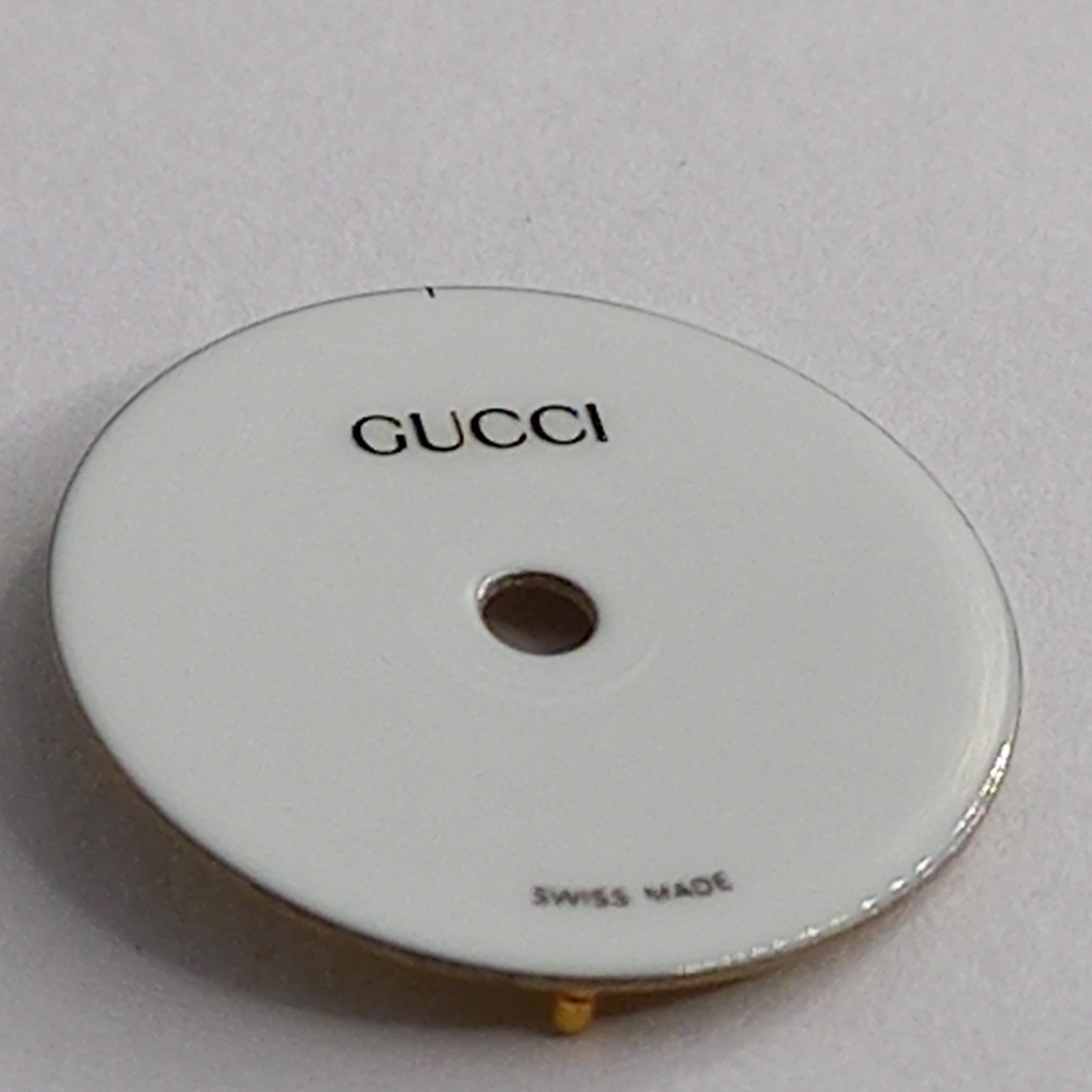 GUCCI Original /  Dail / Part No. 051.A175/ Color  WHITE