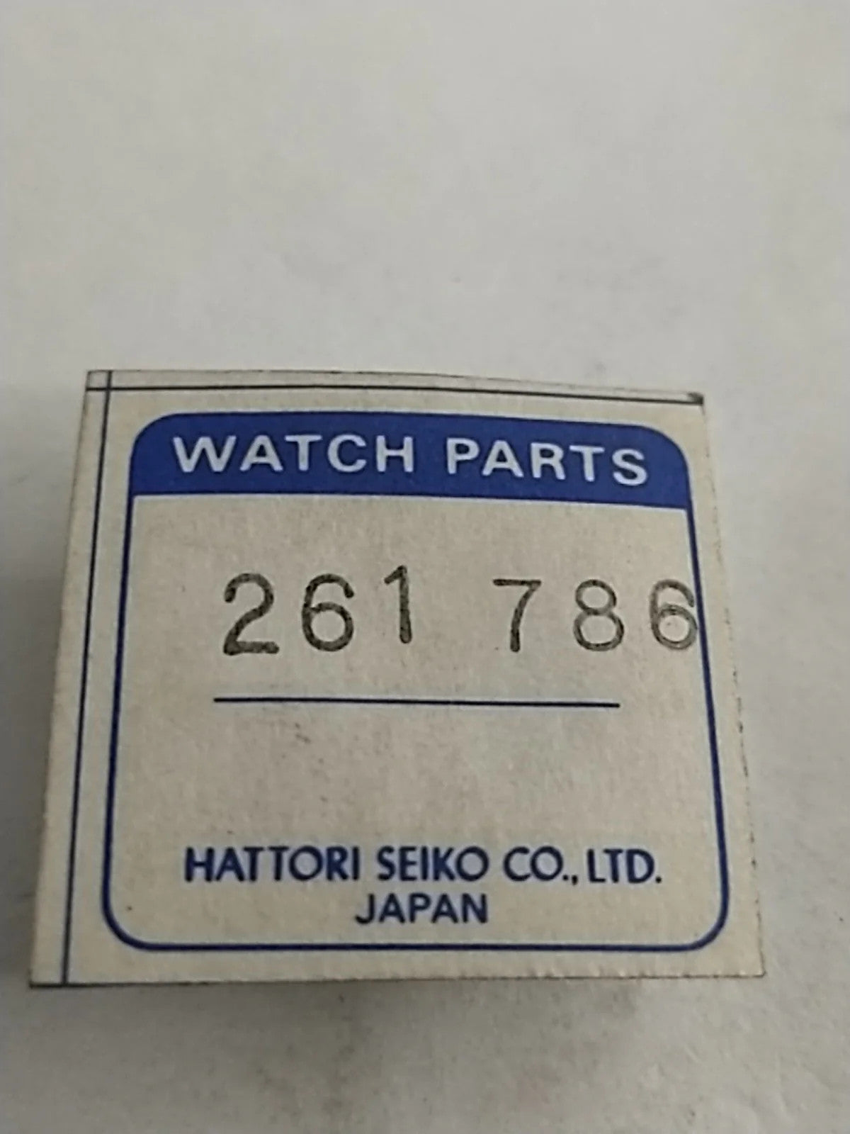 NOS Seiko Parts 261 786