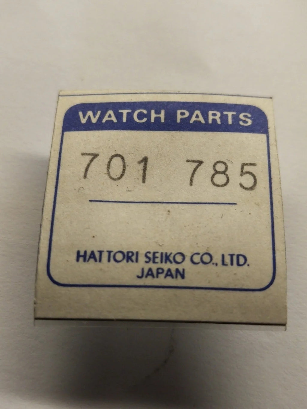 NOS SEIKO parts 701 785
