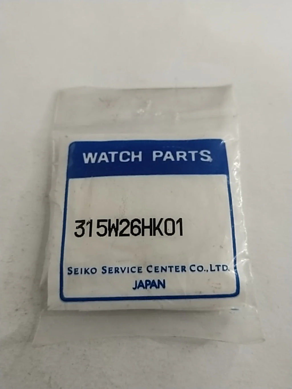New Old Stok original Seiko glass 315W26HK01