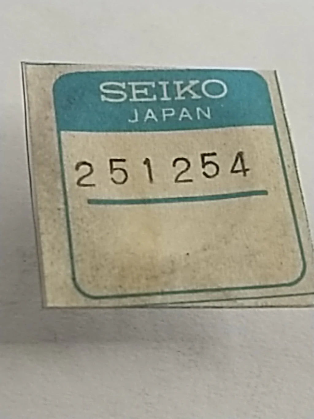New Old Stock Original Seiko Part's Escape Wheel 251 254