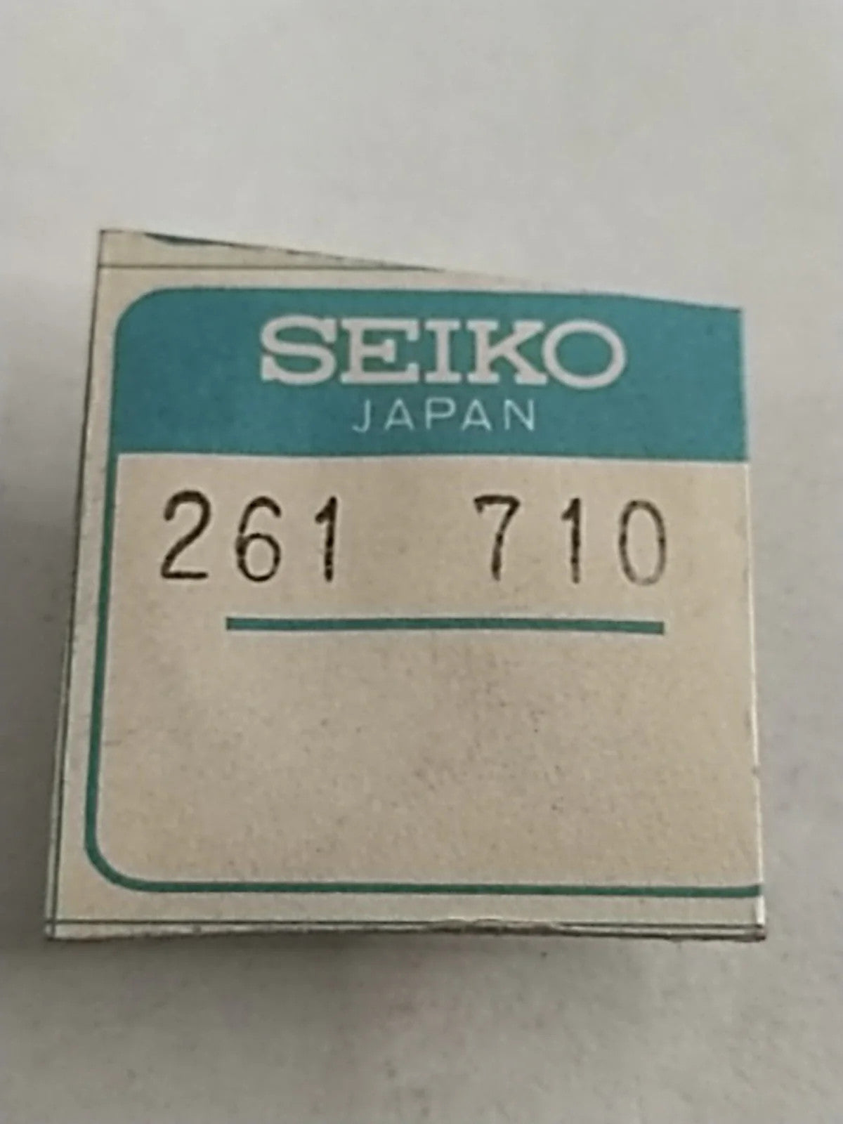 NOS Seiko Parts 261 710