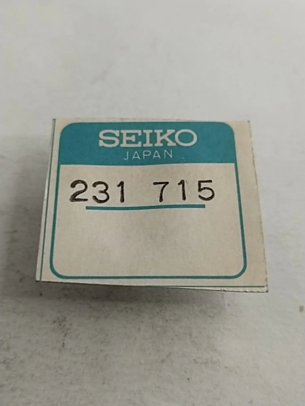 NOS Seiko Parts 231 715