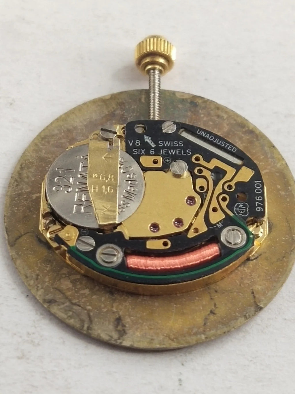 ETA movement with dial and hands /976 001/ Full work /used