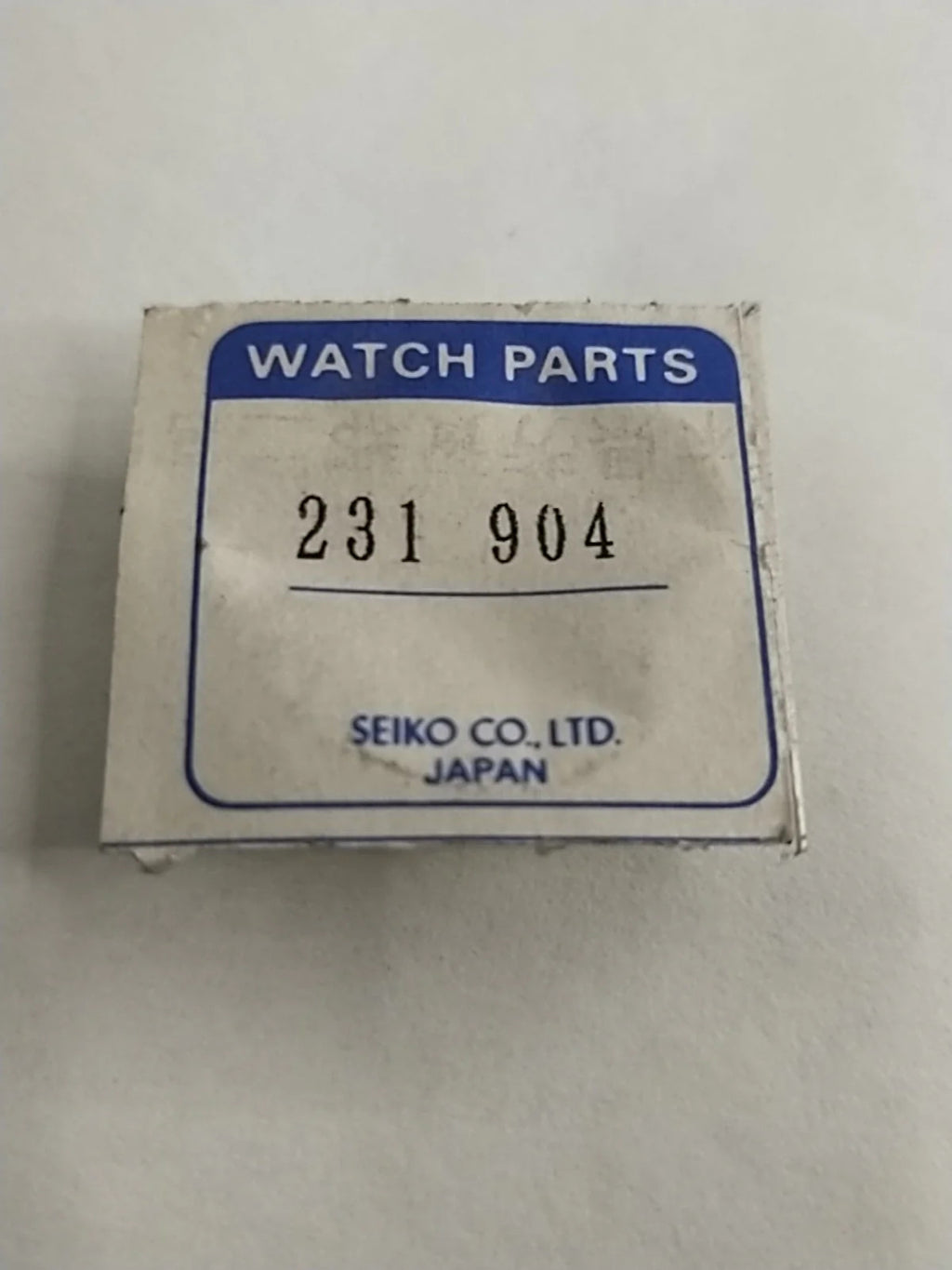 NOS Seiko Parts 231 904