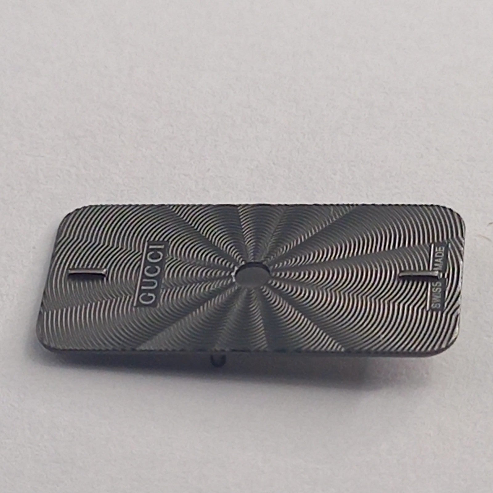 GUCCI Original/Dail CADRAN ACIER GUILLOCHE FONCE 3905L /Part. 051.A410.3 C.BLACK