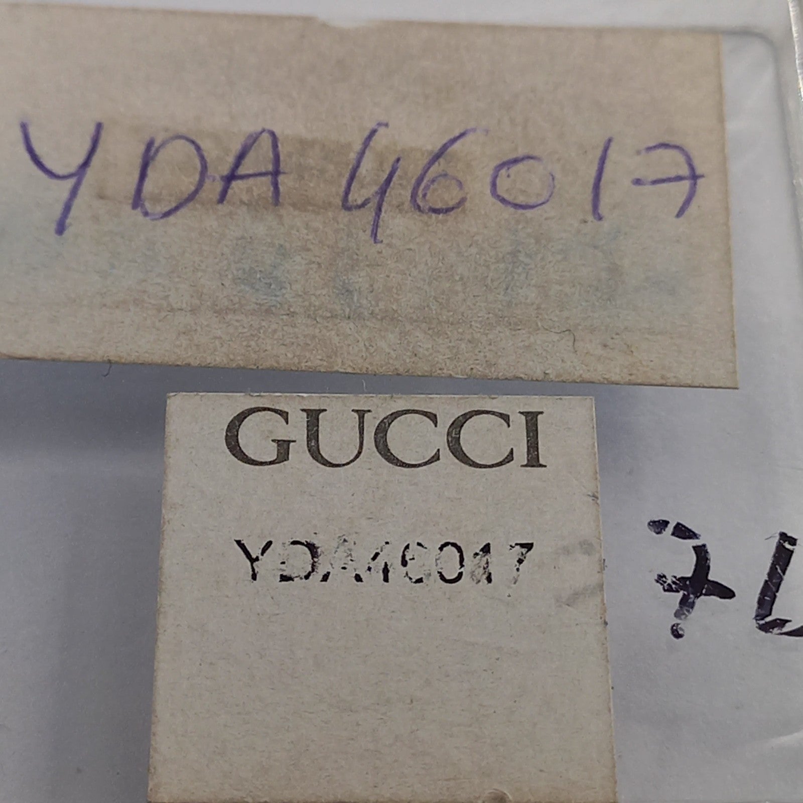 GUCCI Original Gasket BACK–Part. YDA 46017-New Old Stock ( 1 PS