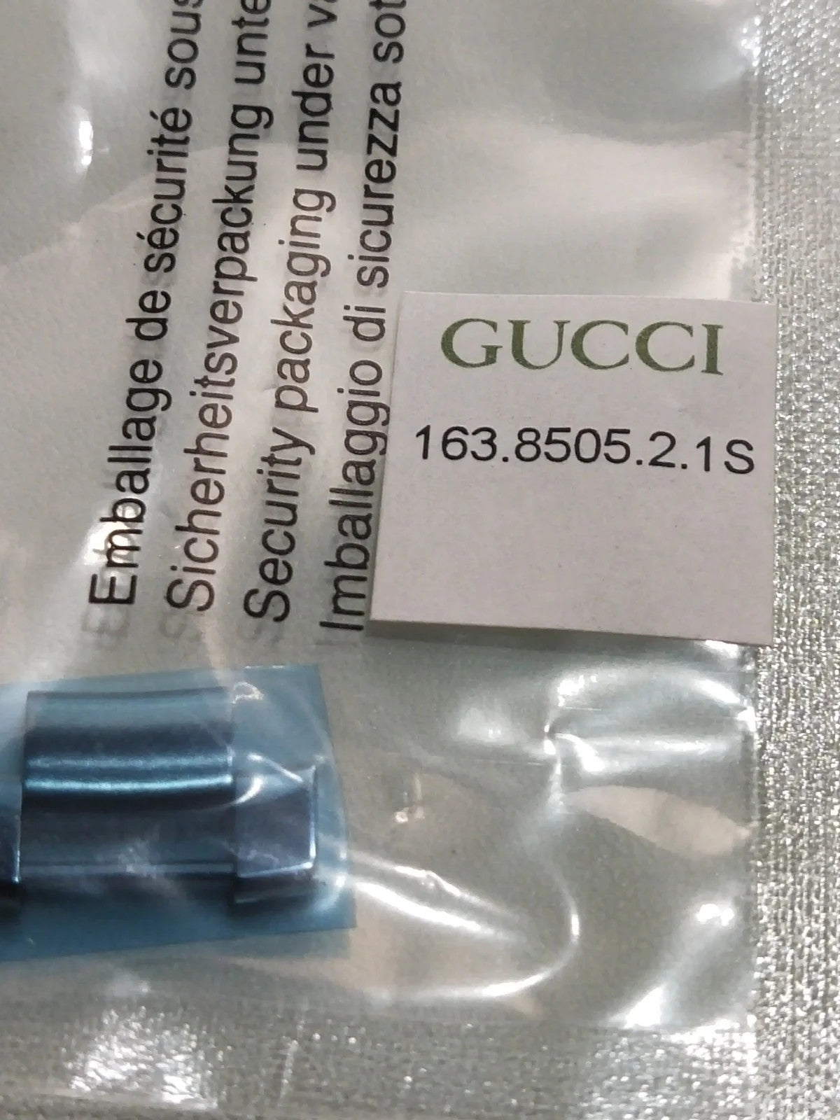 GUCCI Original / Link Steel color / Part No. 163.8505.2.1 S / 18m.m