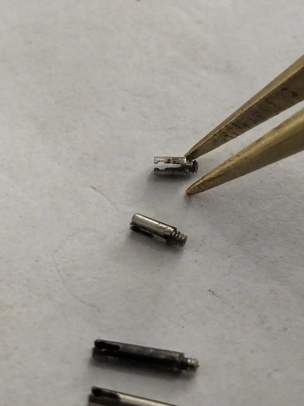 Cartier Split Hand Setting Stem , Crawn Said / For Santos / Used /1ps