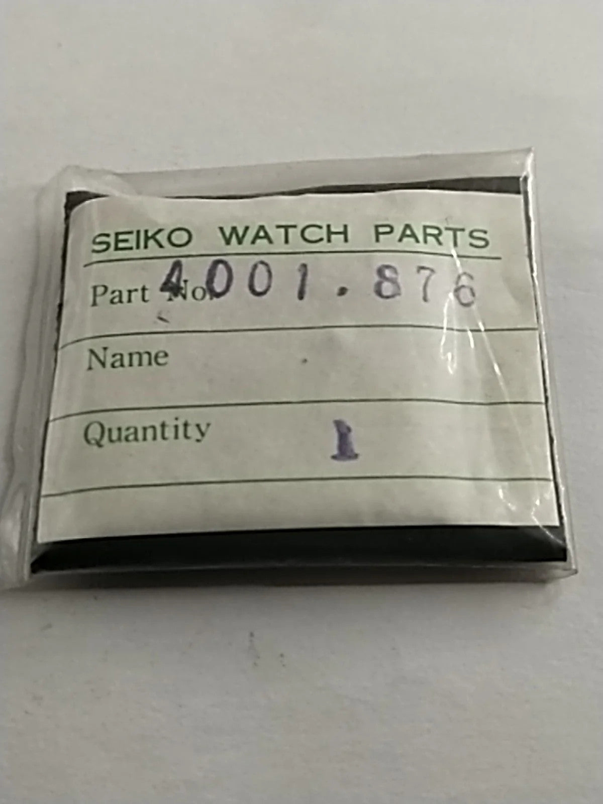 NOS Circuit Plock Seiko Part . 4001 876