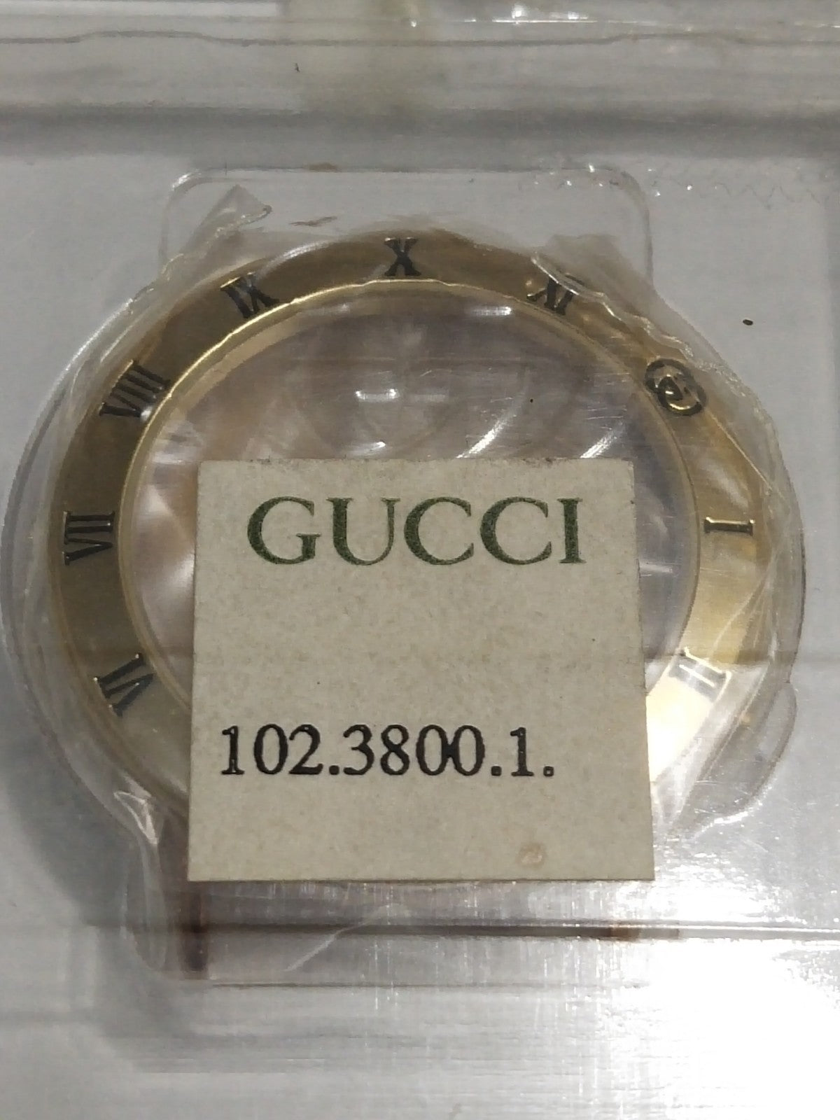 GUCCI Original / Complete Case/ Part No. 102.3800.1 / 3800M Gold color 