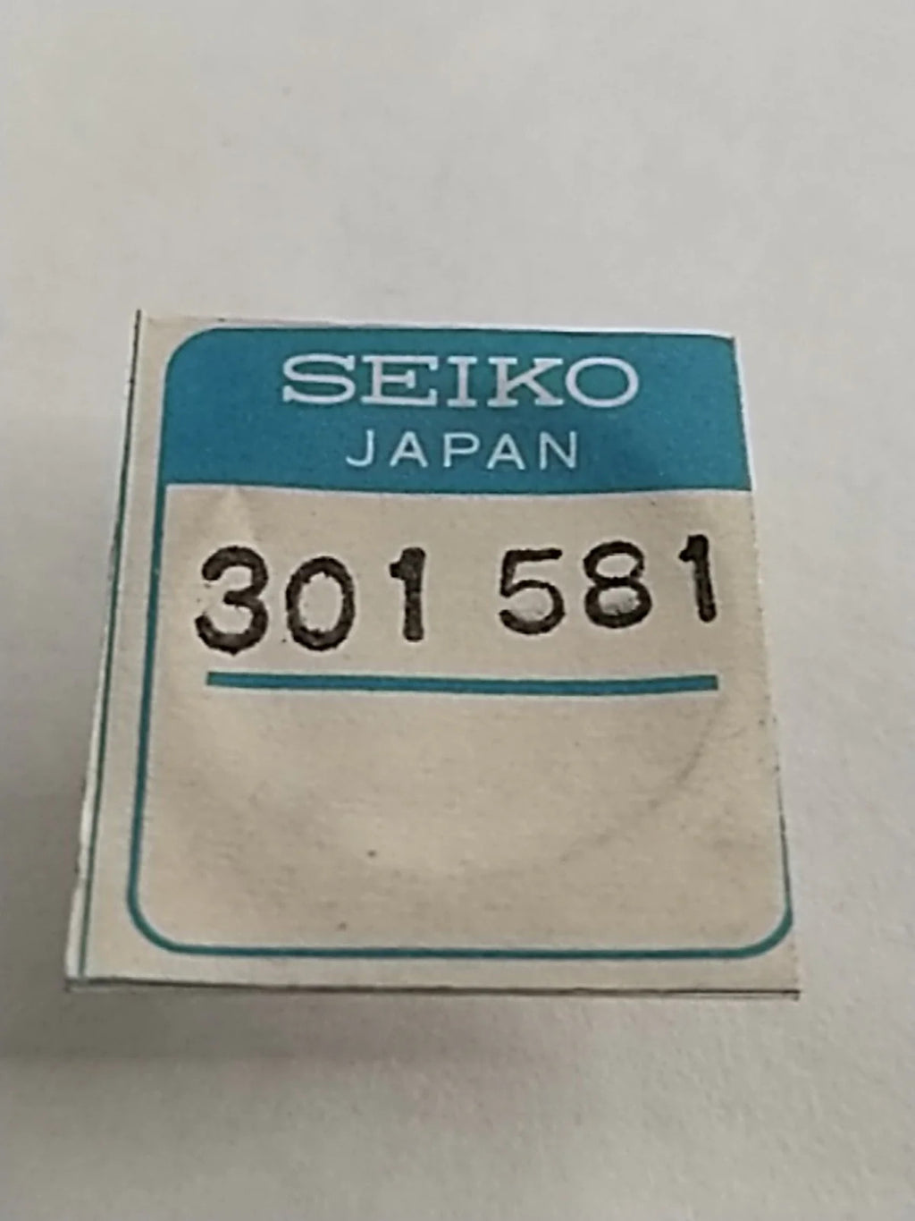 NOS Seiko Parts 301 581