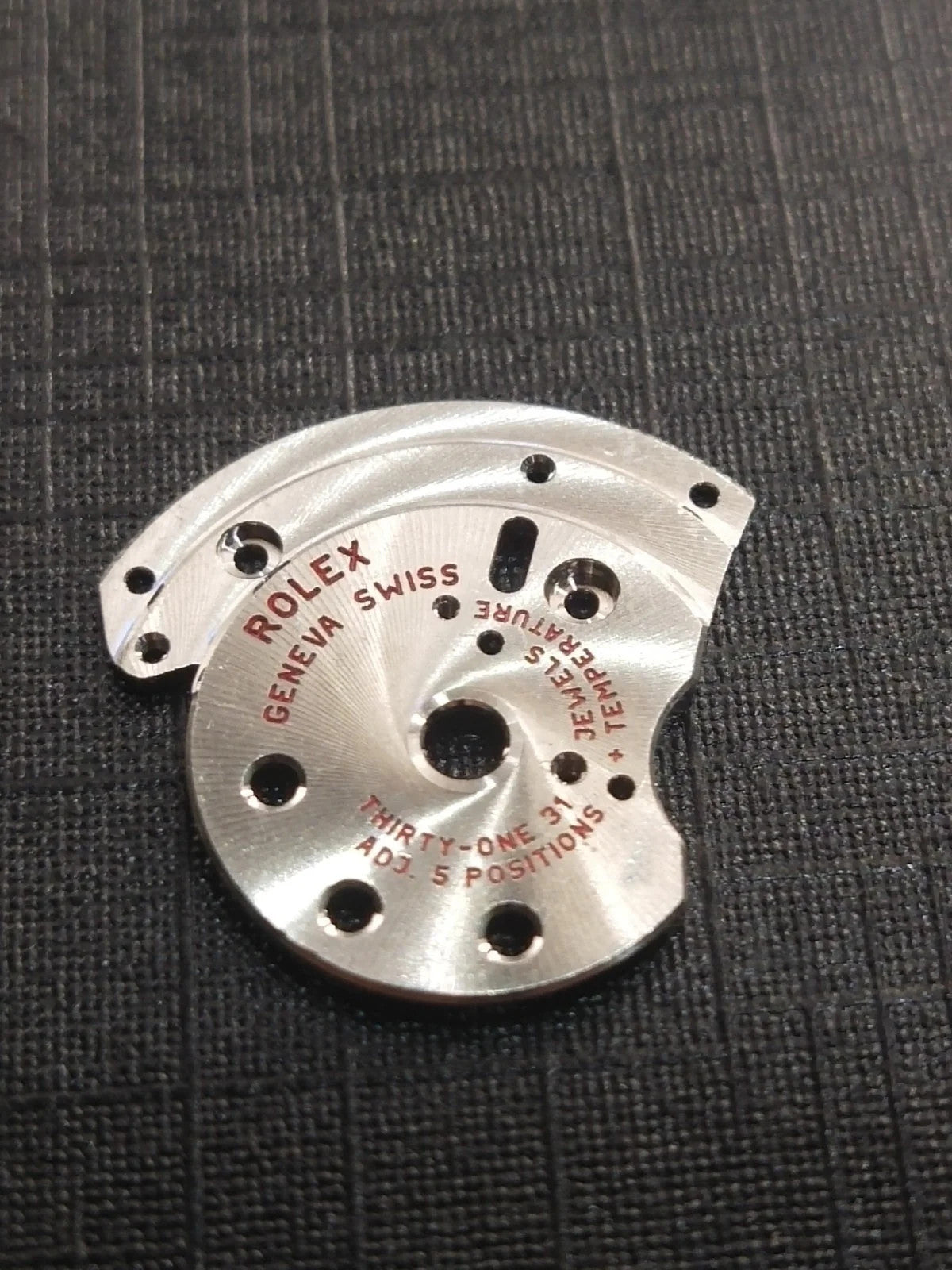 Rolex 3135 140 /Devis Upper Bridge / Without red stone /Genuine parts
